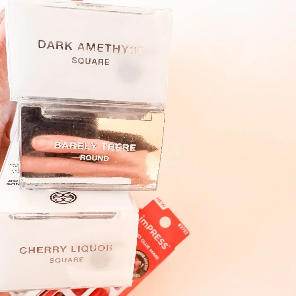 💅 Bundle of 8 Brand New Press-On & Gel Nails – Static, Impress, Kiss, OPI 💅 - Picture 3 of 9